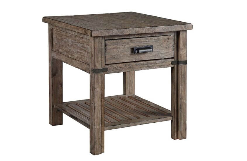 KINCAID FOUNDRY DRAWER END TABLE 59-022