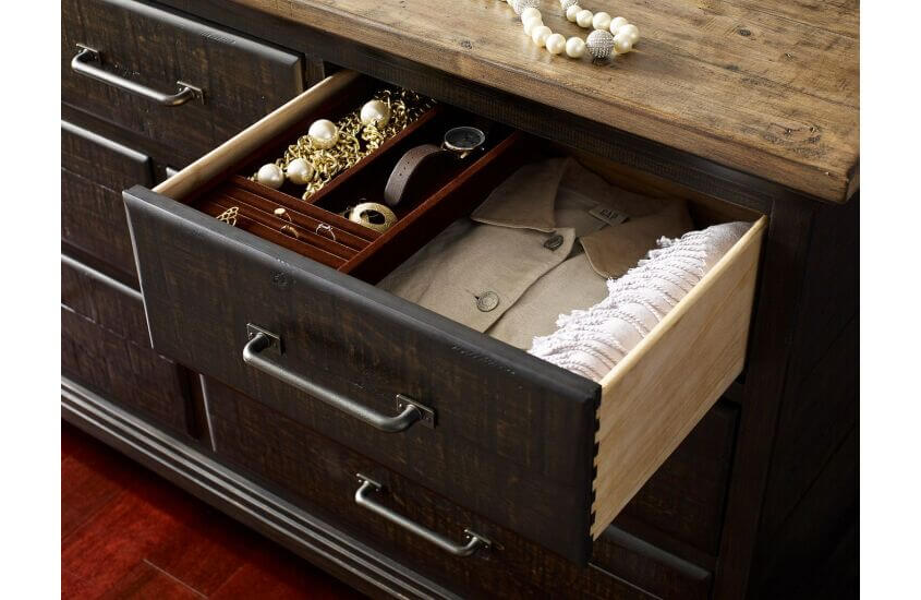 KINCAID PLANK ROAD FARMSTEAD DRESSER CHARCOAL 706-120C