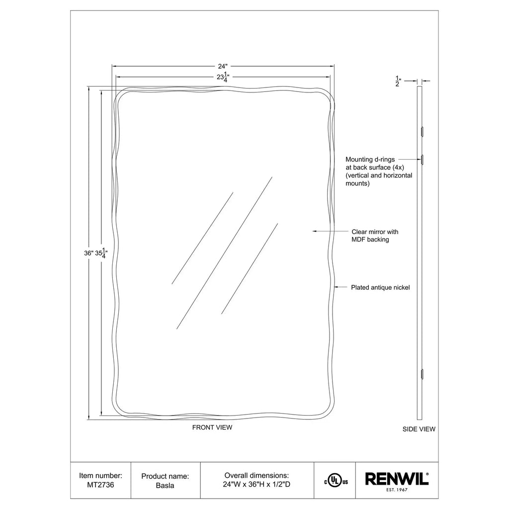 RENWIL BALSA MIRROR MT2736
