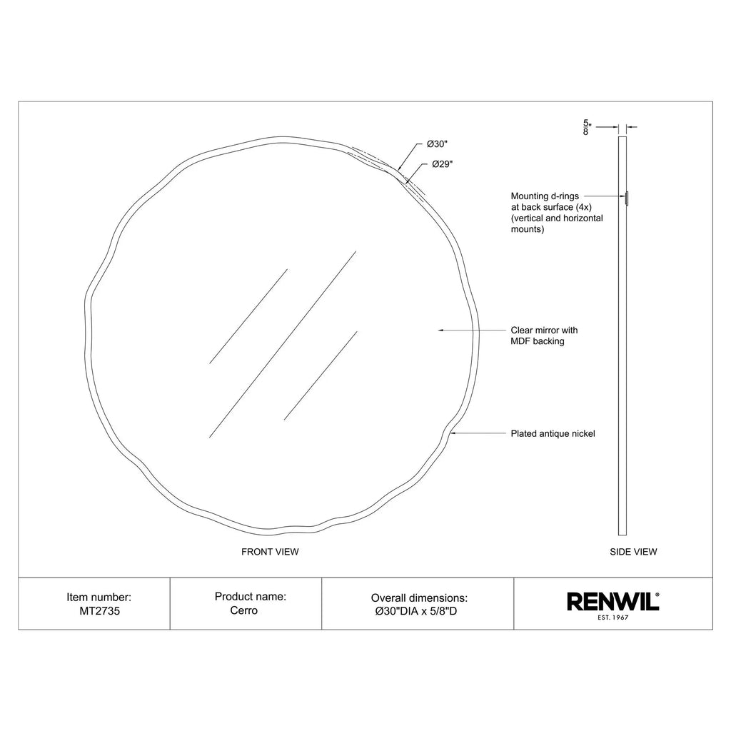 RENWIL CERRO MIRROR MT2735
