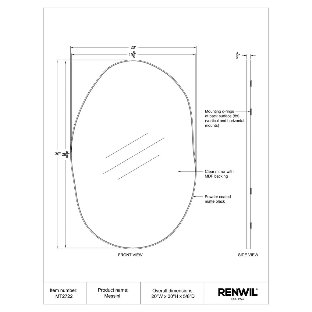RENWIL MESSINI MIRROR MT2722