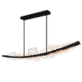 CWI LIGHTING ARCUS LED 70" BLACK CHANDELIER 1711P70-7-101