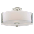 DVI LIGHTING ZURICH 3 LT SEMI-FLUSH MOUNT SATIN NICKEL DVP14512SN-SSOP