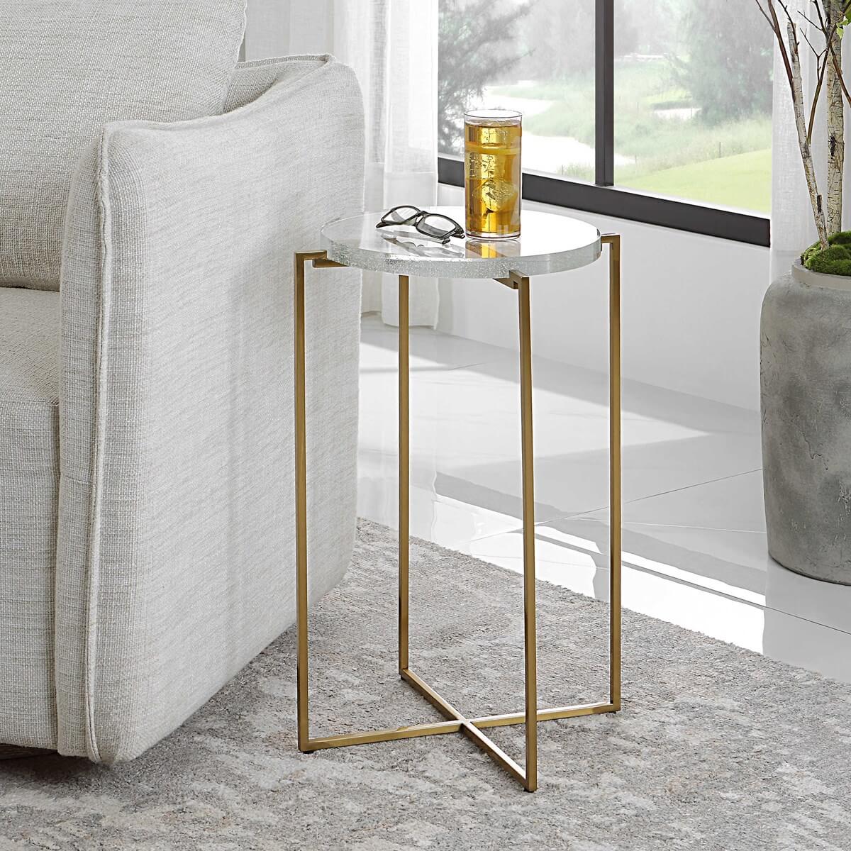 UTTERMOST STAR-CROSSED ACCENT TABLE 25226