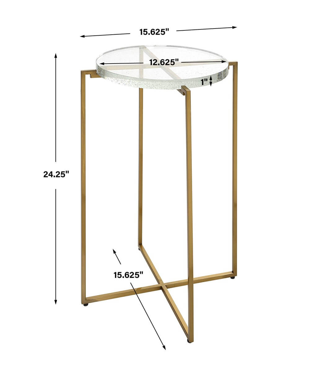 UTTERMOST STAR-CROSSED ACCENT TABLE 25226