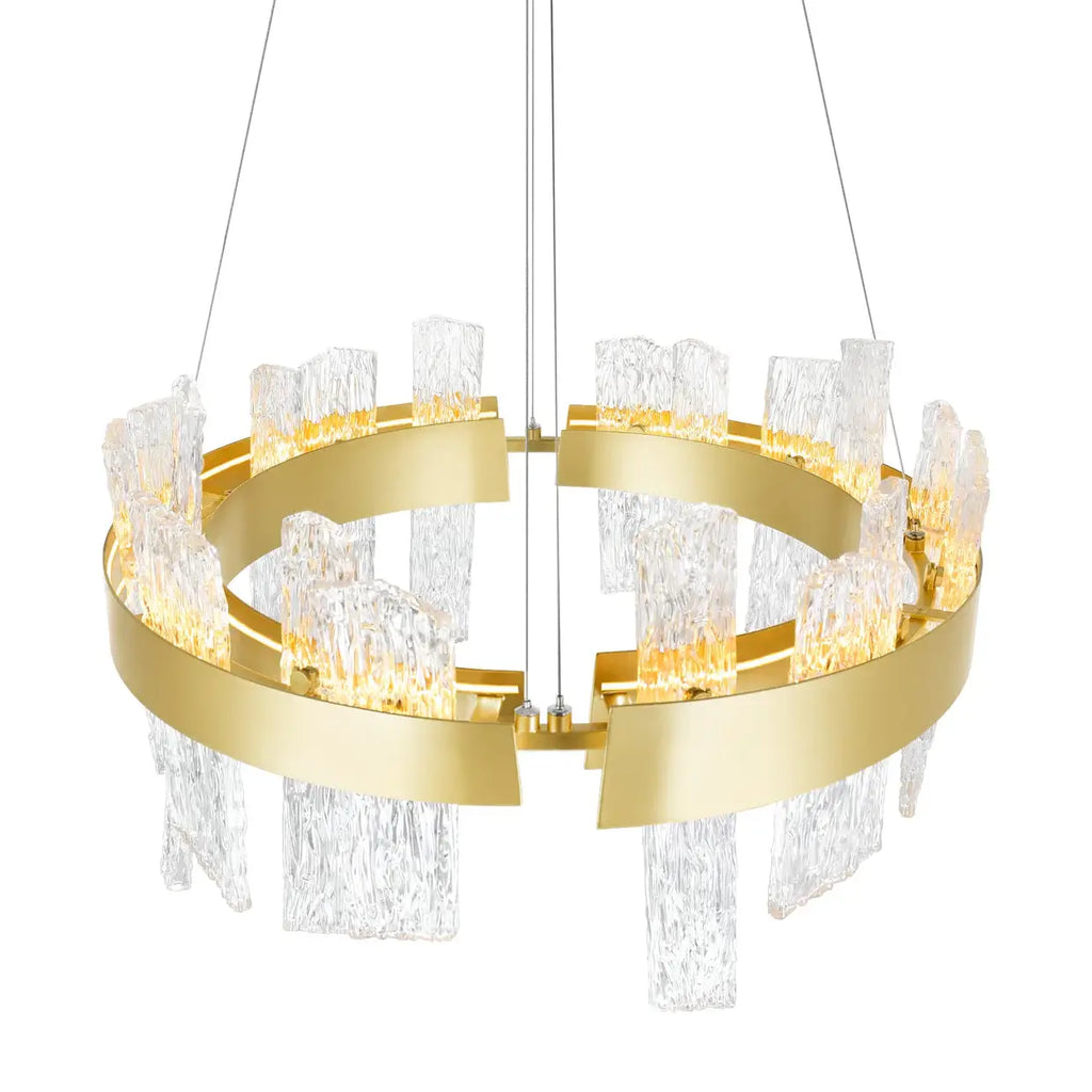 CWI LIGHTING GUADIANA LED GOLD CHANDELIER 1246P24-602-A