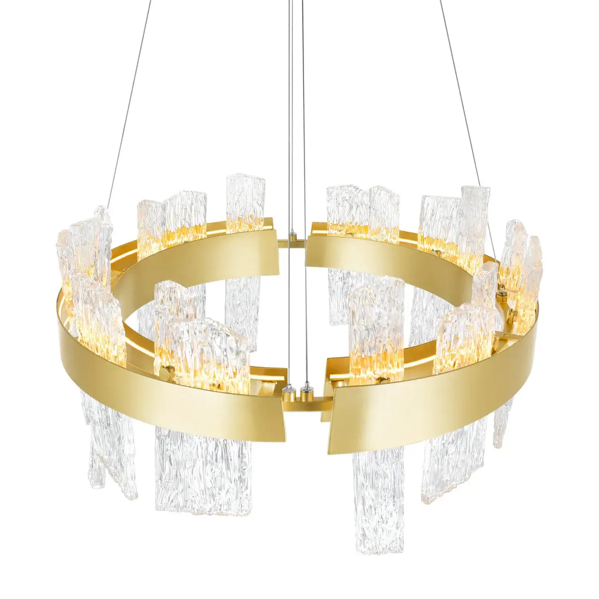 CWI LIGHTING GUADIANA LED GOLD CHANDELIER 1246P24-602-A