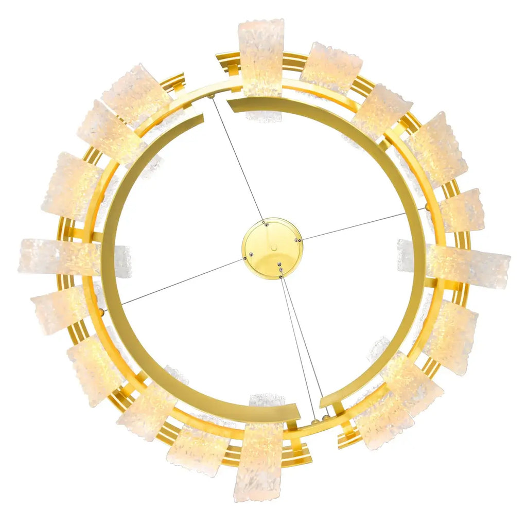 CWI LIGHTING GUADIANA LED GOLD CHANDELIER 1246P24-602-A