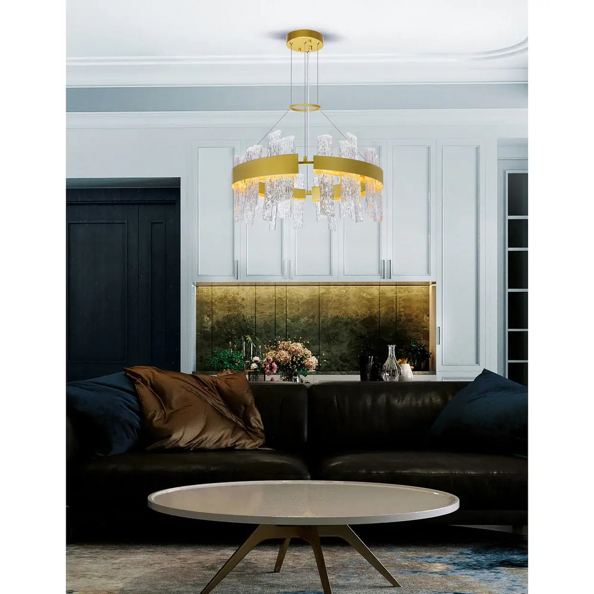 CWI LIGHTING GUADIANA LED GOLD CHANDELIER 1246P24-602-A
