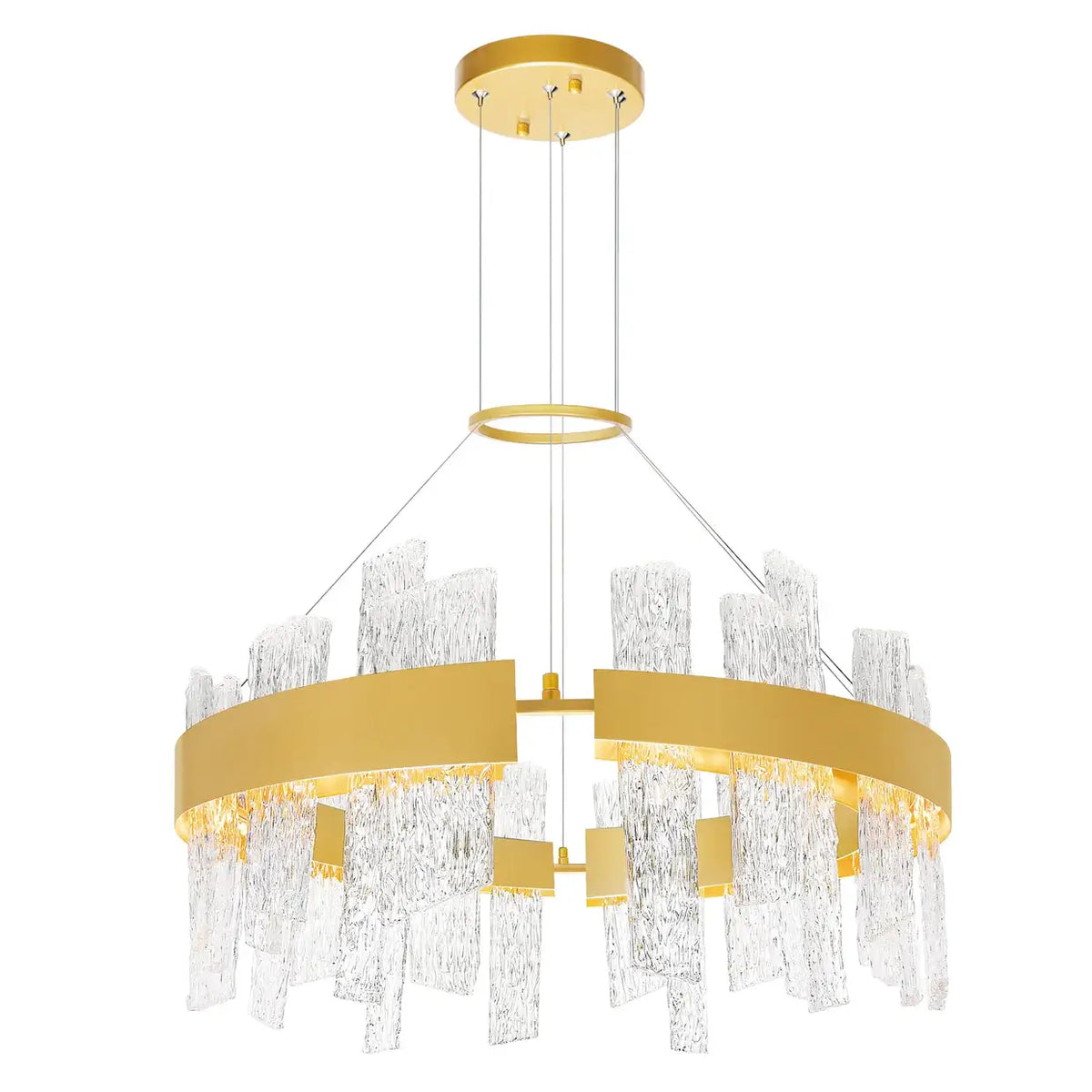 CWI LIGHTING GUADIANA LED GOLD CHANDELIER 1246P32-602