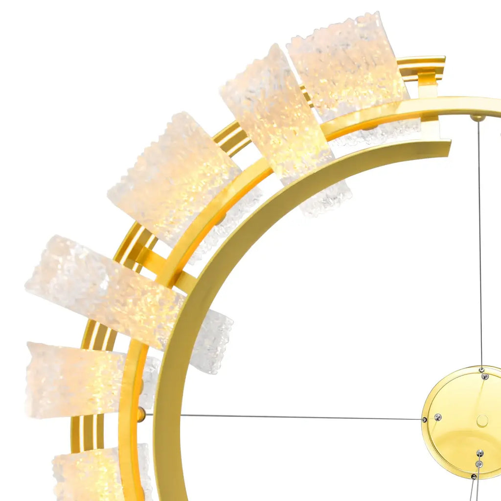 CWI LIGHTING GUADIANA LED GOLD CHANDELIER 1246P32-602