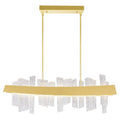 CWI LIGHTING GUADIANA LED GOLD LINEAR CHANDELIER 1246P39-602