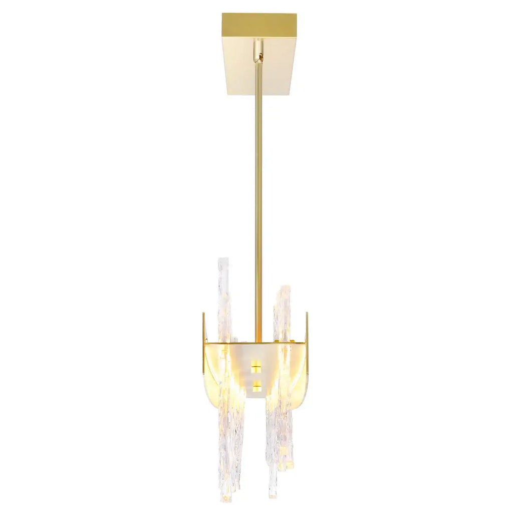 CWI LIGHTING GUADIANA LED GOLD LINEAR CHANDELIER 1246P39-602