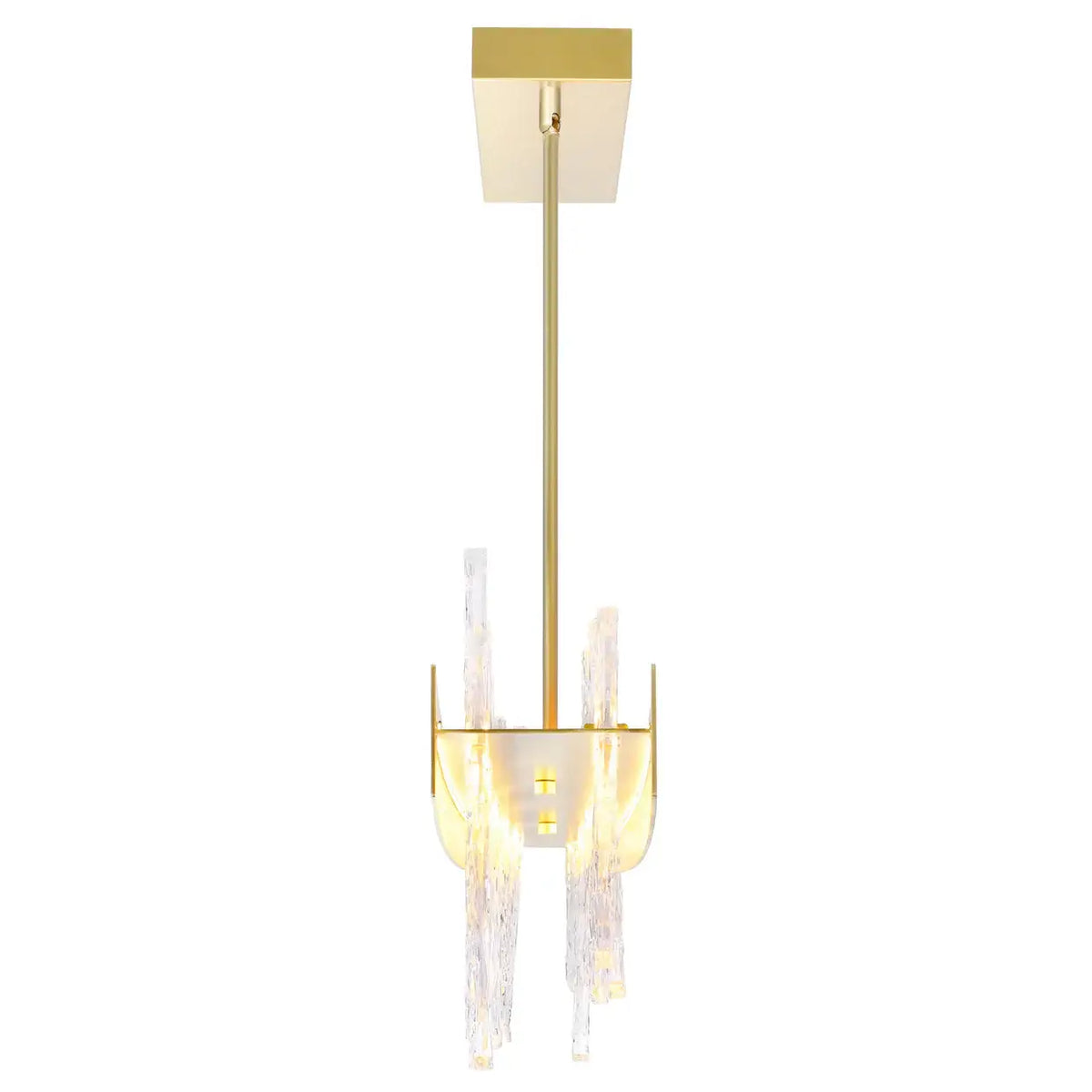 CWI LIGHTING GUADIANA LED GOLD LINEAR CHANDELIER 1246P39-602