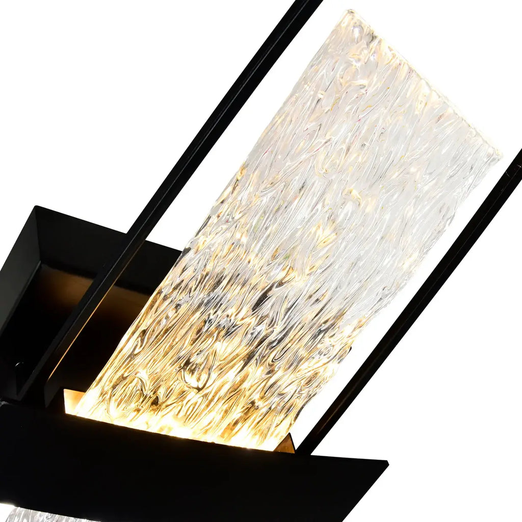 CWI LIGHTING GUADIANA LED BLACK 8" WALL LIGHT 1246W8-101