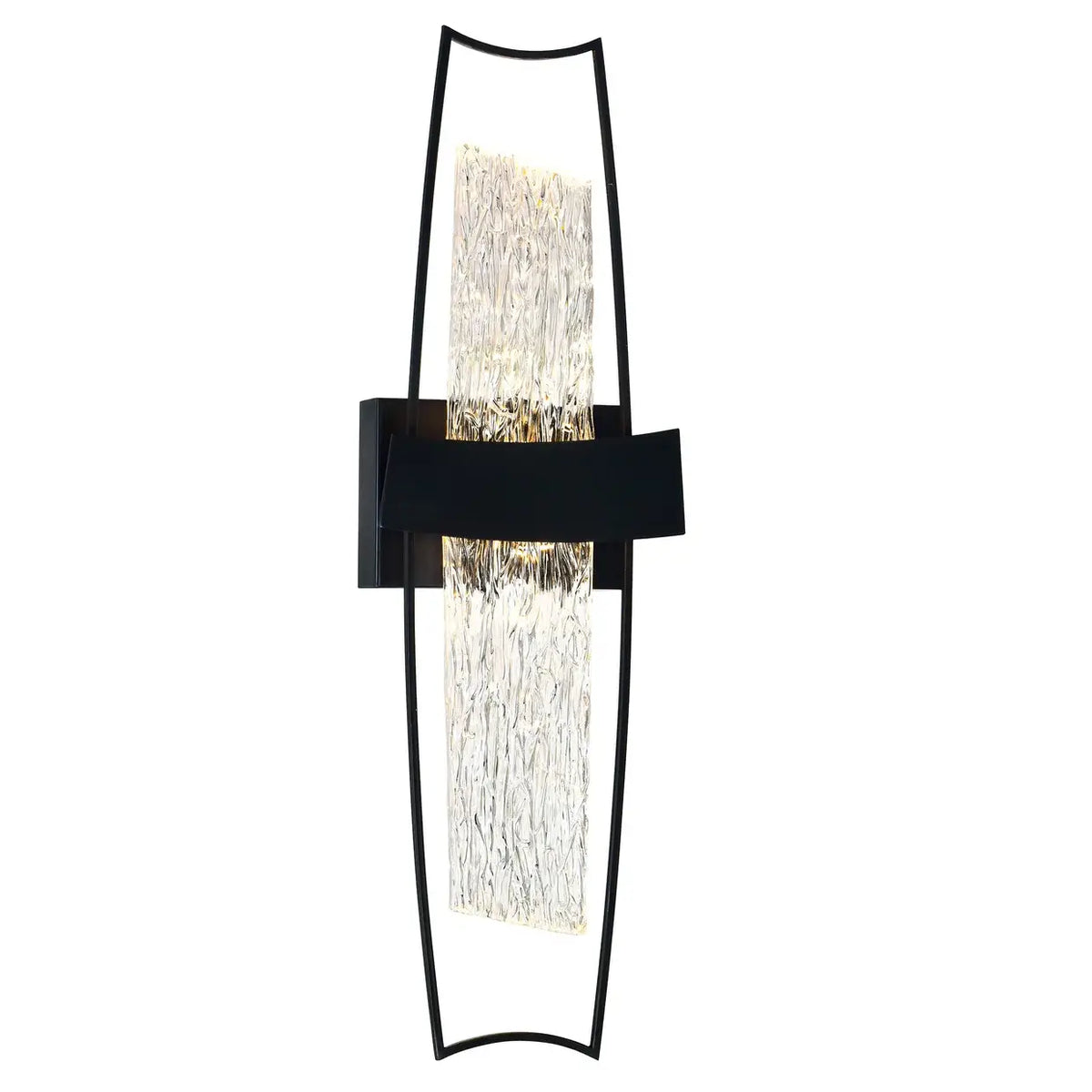 CWI LIGHTING GUADIANA LED BLACK 8" WALL LIGHT 1246W8-101