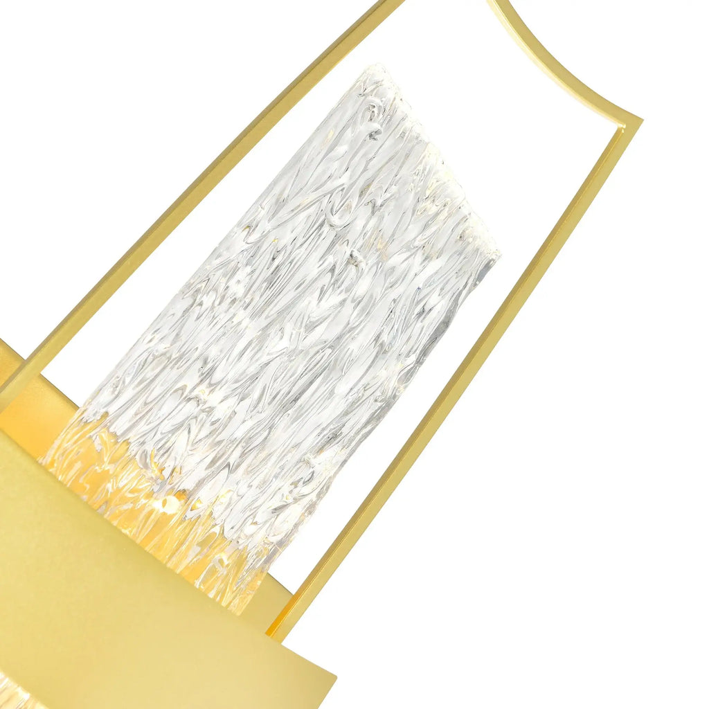 CWI LIGHTING GUADIANA LED GOLD 8" WALL LIGHT 1246W8-602
