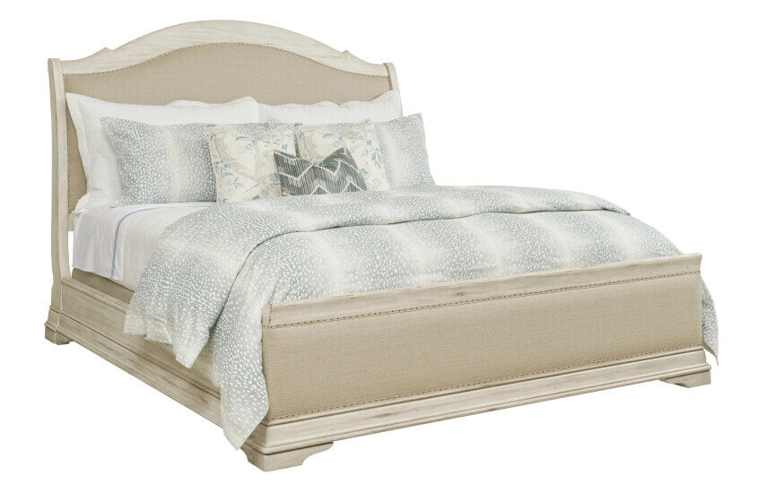 KINCAID SELWYN KELLY UPHOLSTERED QUEEN SLEIGH BED 020-323P