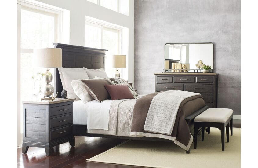 KINCAID PLANK ROAD JESSUP PANEL KING BED 706-306CP