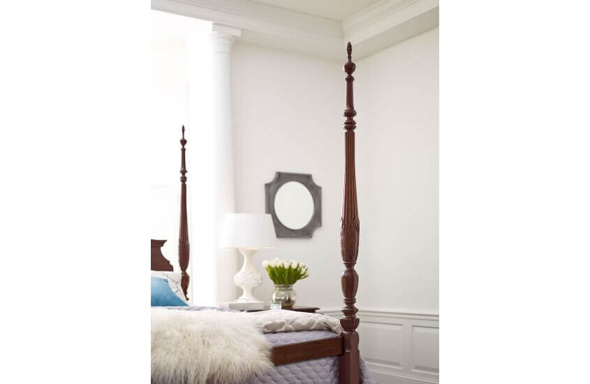 KINCAID HADLEIGH RICE CARVED KING BED 607-326P