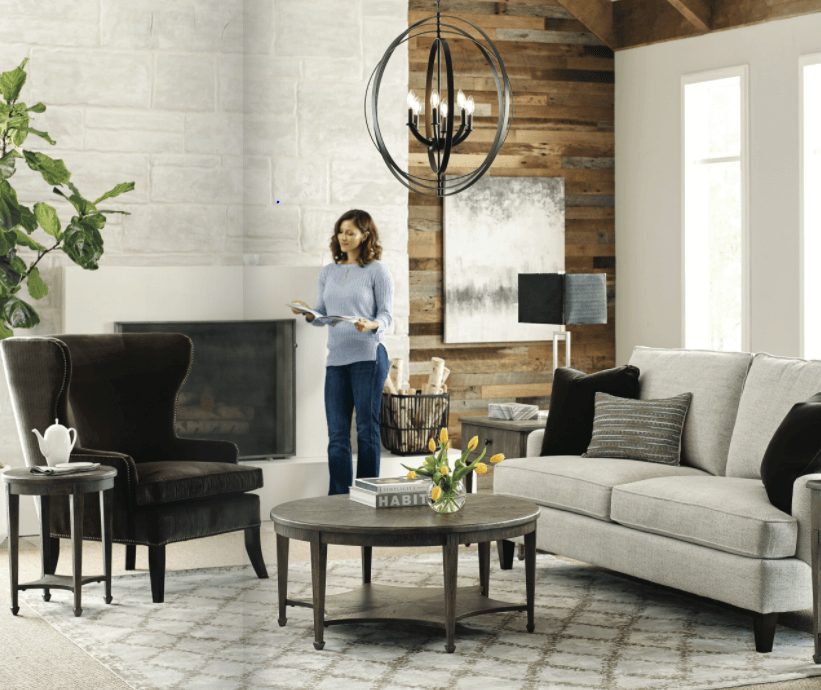 AMERICAN DREW EMPORIUM SUTTER ROUND END TABLE 012-916