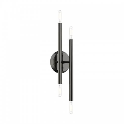 LIVEX LIGHTING Soho  Sconce Black Chrome 46771-46