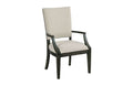 KINCAID PLANK ROAD HOWELL ARM CHAIR CHARCOAL  SET OF TWO 706-623C