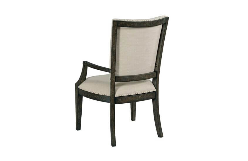 KINCAID PLANK ROAD HOWELL ARM CHAIR CHARCOAL  SET OF TWO 706-623C