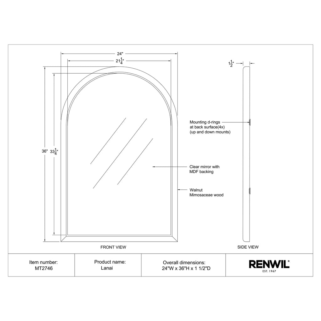 RENWIL LANAI MIRROR MT2746