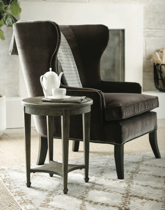 AMERICAN DREW EMPORIUM SUTTER ROUND END TABLE 012-916