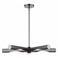 LIVEX LIGHTING Acra Chandelier Black Chrome 45915-46