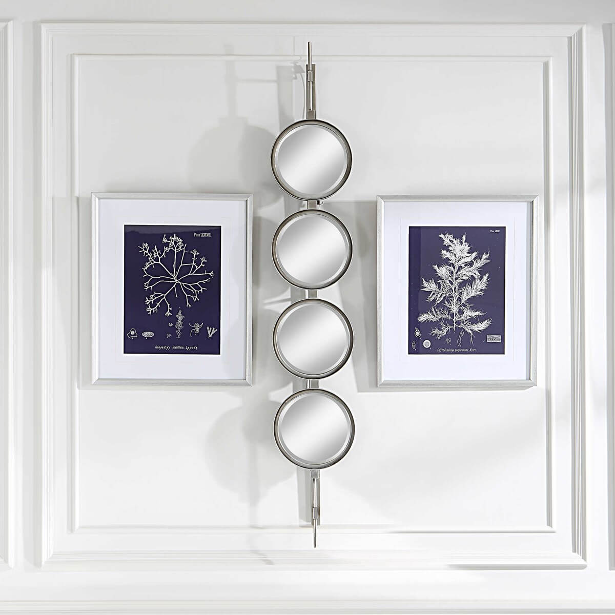 UTTERMOST BUTTON MIRROR SILVER 09842