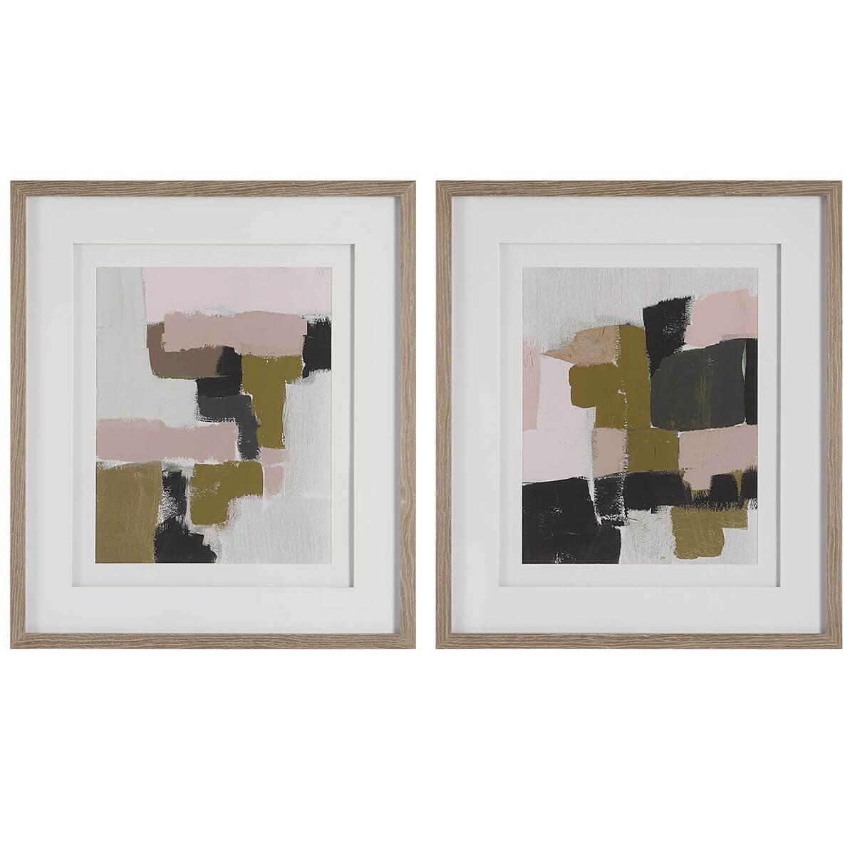 UTTERMOST COLOR BLOCK FRAMED PRINTS  S/2 41453
