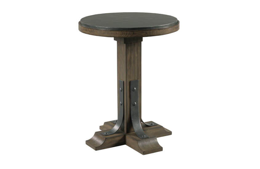 KINCAID ACQUISITIONS CONNOR ROUND ACCENT TABLE 111-1200