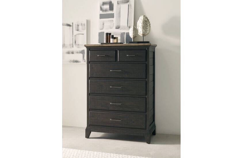 KINCAID PLANK ROAD DEVINE DRAWER CHEST CHARCOAL 706-215C