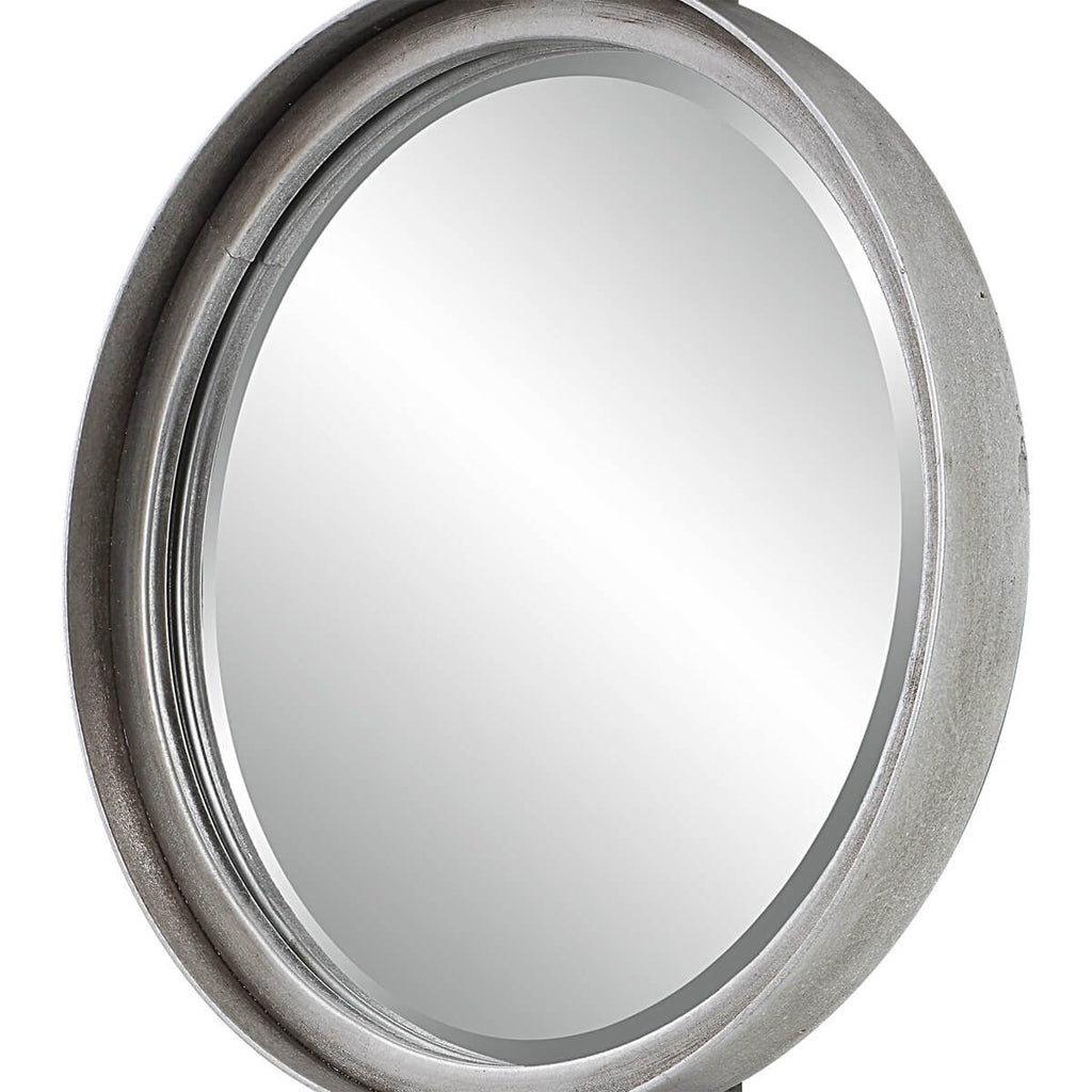 UTTERMOST BUTTON MIRROR SILVER 09842