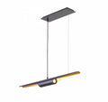 BETHEL LED BLACK TUBED PENDANT CP06