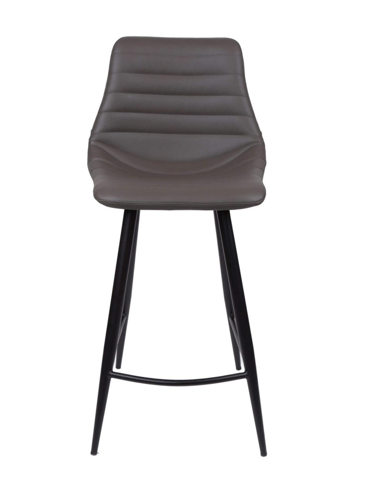 FURNISHINGS MATE LEE BAR STOOL GREY SET OF TWO BS 253A-GR-MB