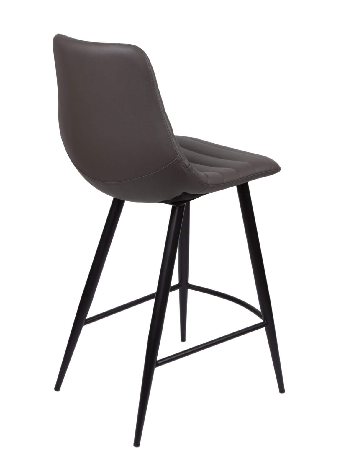 FURNISHINGS MATE LEE BAR STOOL GREY SET OF TWO BS 253A-GR-MB