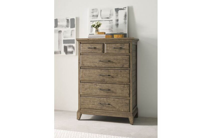 KINCAID PLANK ROAD DEVINE DRAWER CHEST STONE 706-215S