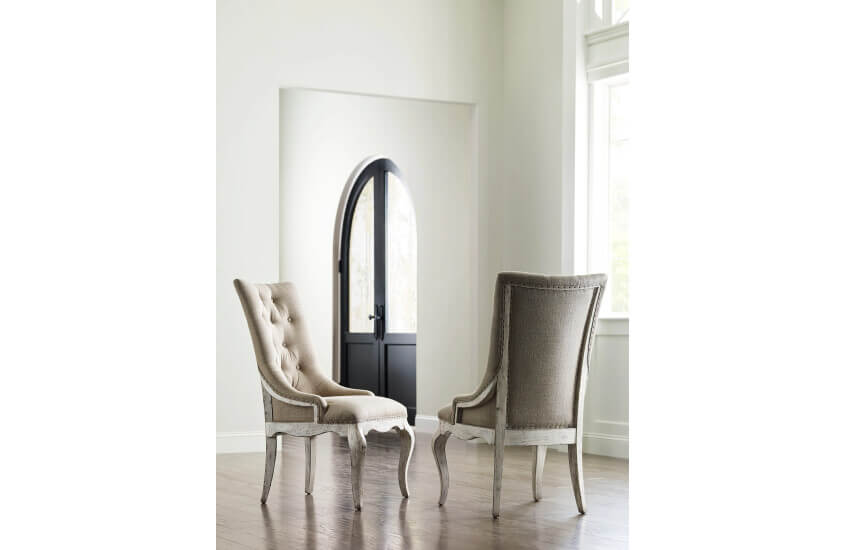 KINCAID SELWYN DECONSTRUCTED HOST CHAIR SET OF TWO 020-620
