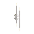 LIVEX LIGHTING Soho Sconce Polished Chrome 46771-05