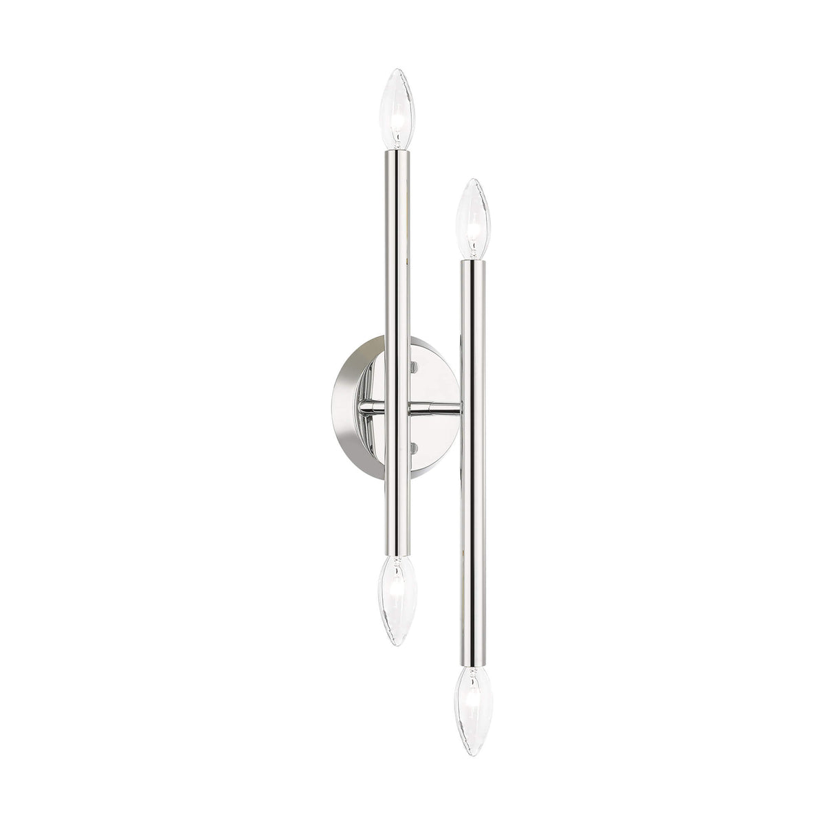 LIVEX LIGHTING Soho Sconce Polished Chrome 46771-05