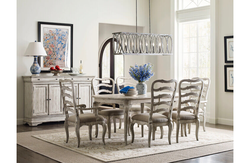 KINCAID SELWYN  LADDER BACK SIDE CHAIR SET OF TWO 020-636