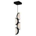 CWI LIGHTING MOON LED 8" BLACK MINI PENDANT 1715P8-4-101