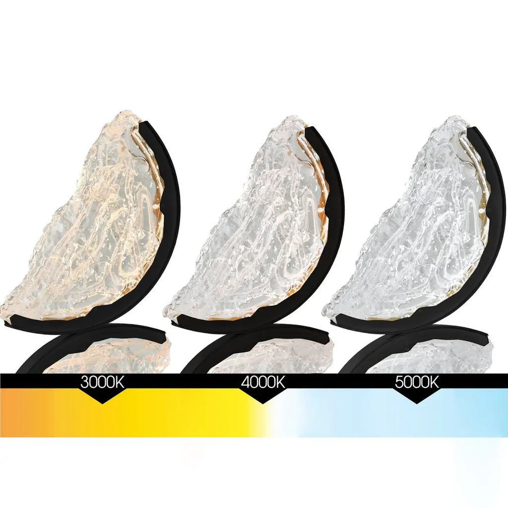 CWI LIGHTING MOON LED 8" BLACK MINI PENDANT 1715P8-4-101