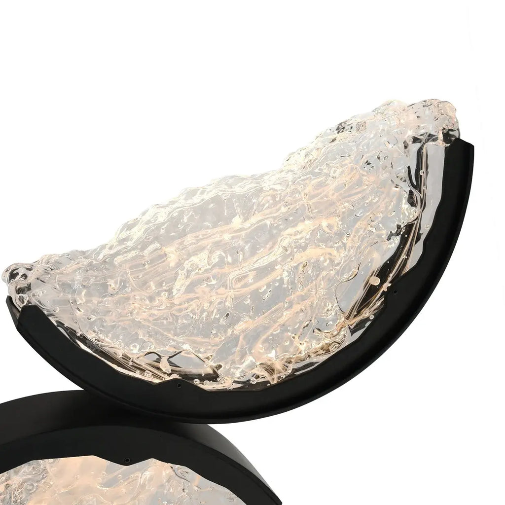 CWI LIGHTING MOON LED 54" BLACK CHANDELIER 1715P54-7-101