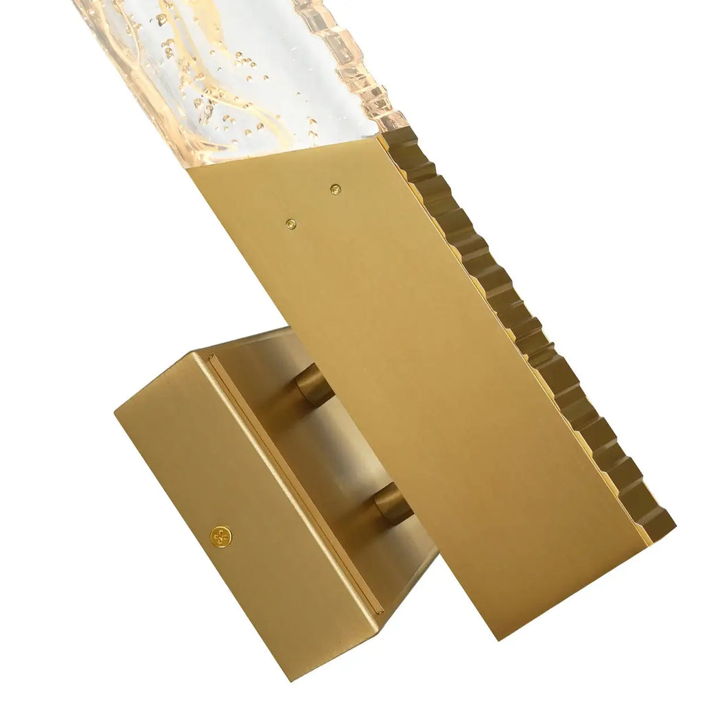 CWI LIGHTING PETRA LED 22" BRASS WALL LIGHT 1723W22-1-624