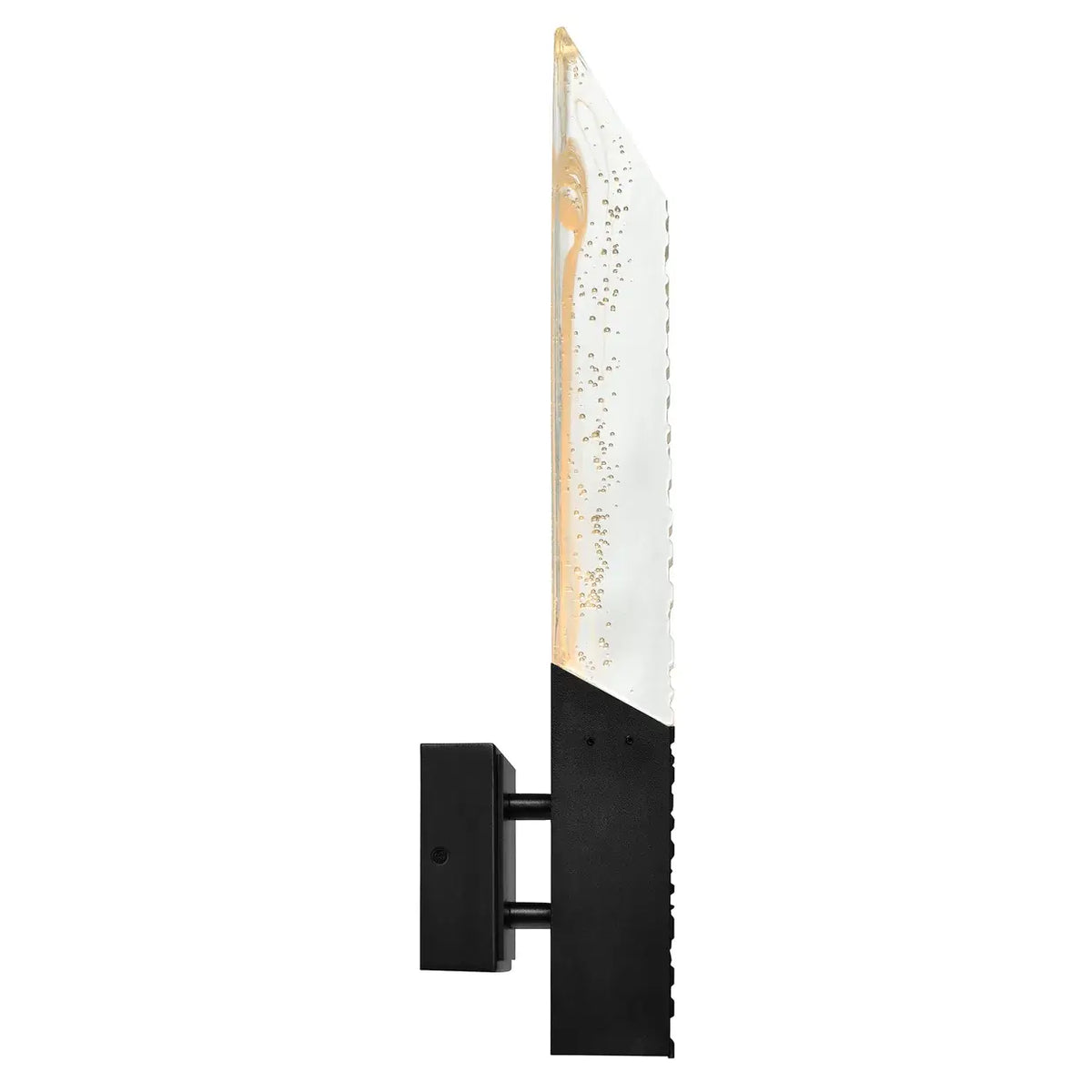 CWI LIGHTING PETRA LED 22" BLACK WALL LIGHT 1723W22-1-101-A
