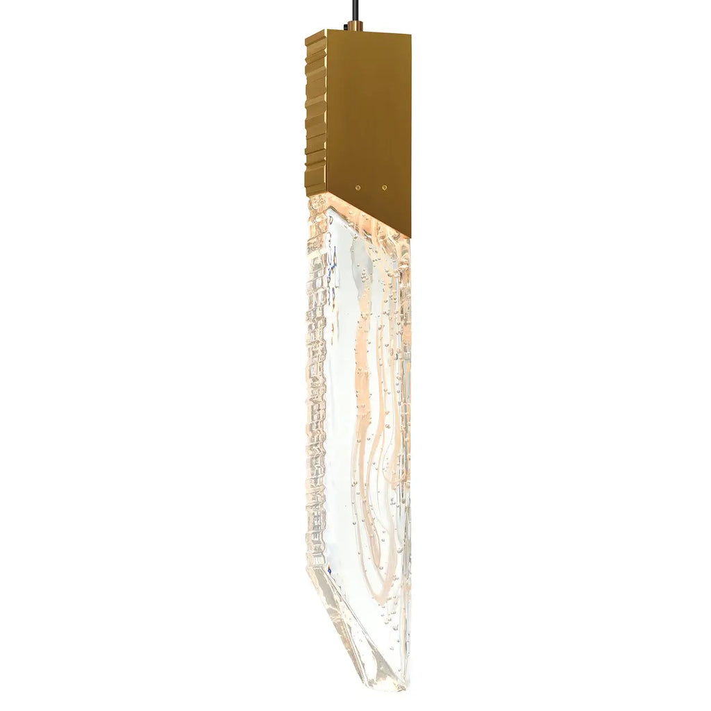 CWI LIGHTING PETRA LED 24" BRASS CHANDELIER 1723P24-17-624